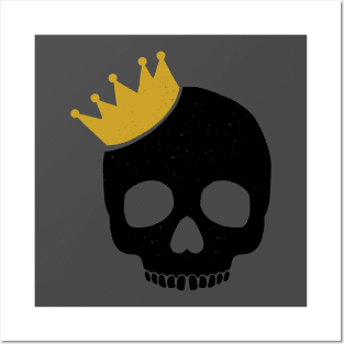 King skull Posters and Art